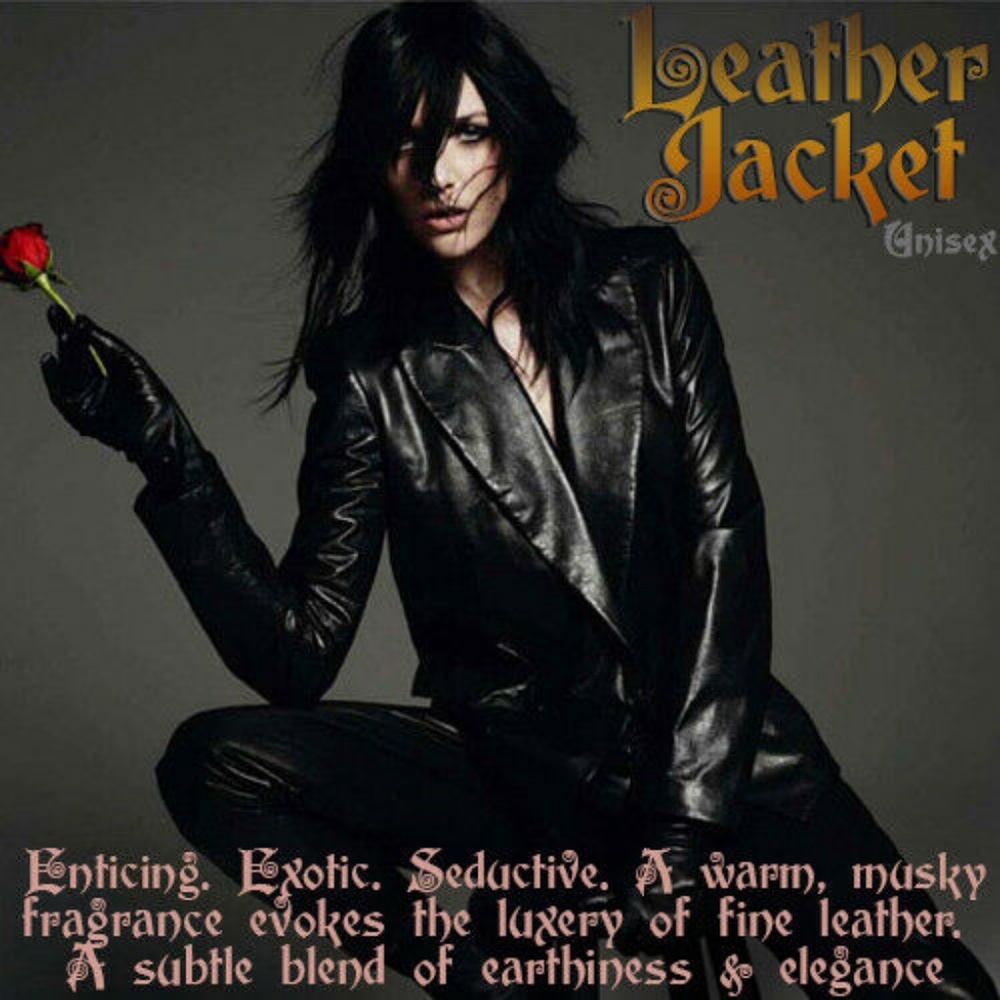 LEATHER JACKET Scented Fragrance Body Oil